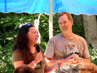 Amy Ries & John Howe giving a presentation on banding